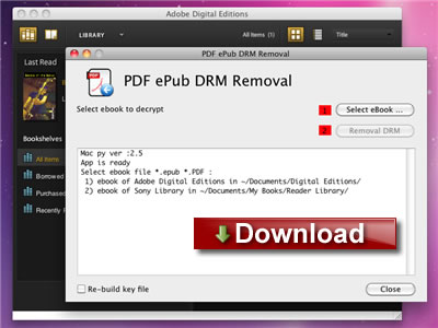 pdf epub drm removal mac easily remove ebook adept drm protection for ...