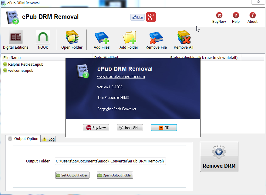 EPub DRM Removal Remove Adobe Ebook DRM Protection