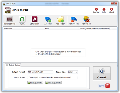 online epub to pdf converter