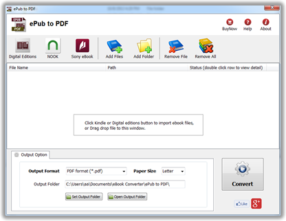 .epub to pdf converter download