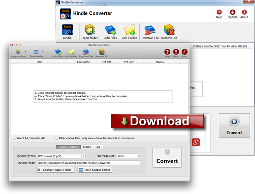 convert kindle for mac file to pdf