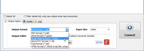 How To Convert PDF To mobi Kindle Format 