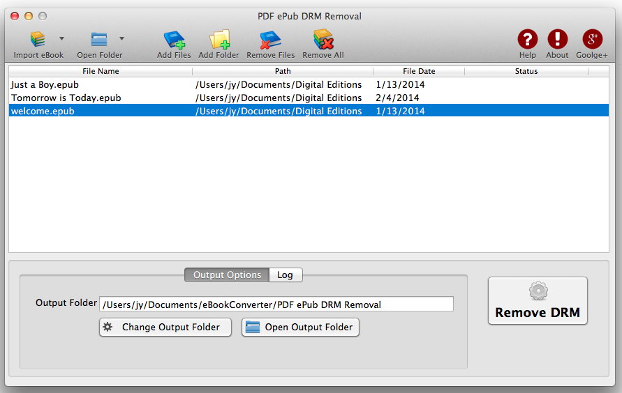 adobe pdf epub drm removal for mac free