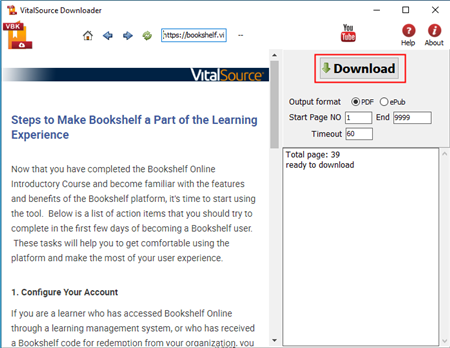 how to download vitalsource bookshelf ebook to pdf mac