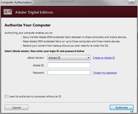 adobe digital editions 2.0 has stopped working